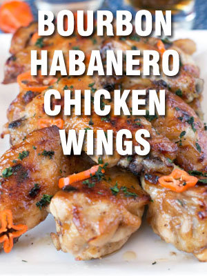 Bourbon Habanero Chicken Wings-Recipe