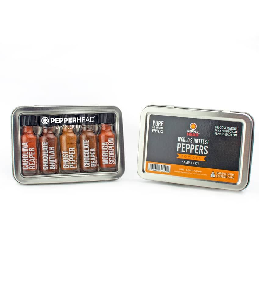 World's Hottest Pepper Powder Sampler Kit